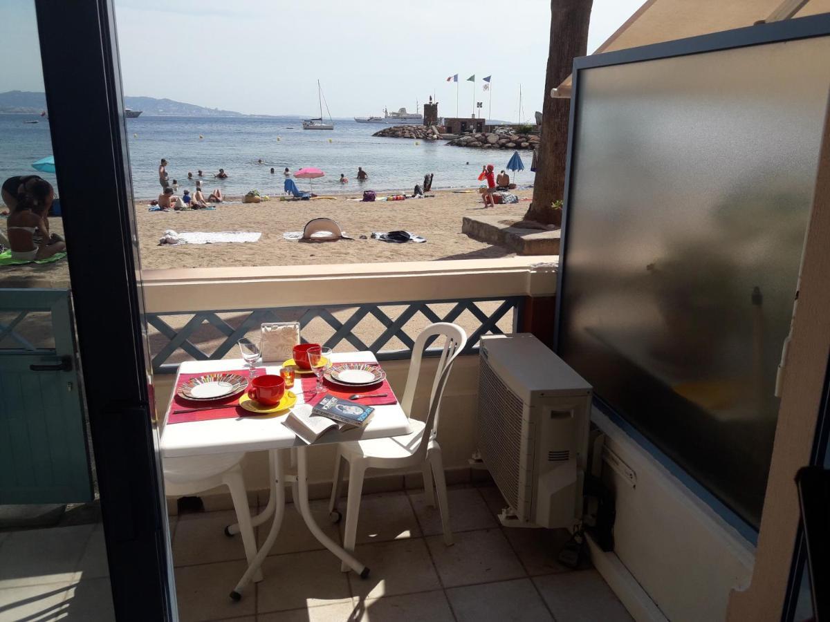 French Riviera 1 Bedroom On The Beach Facing Cannes Théoule-sur-Mer Eksteriør bilde