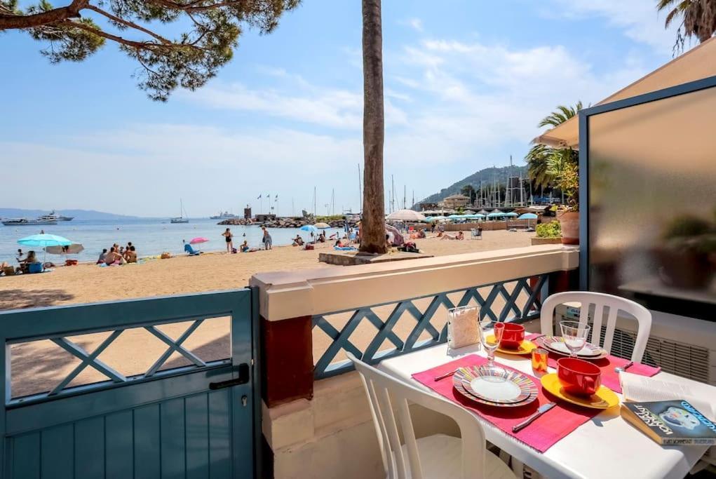 French Riviera 1 Bedroom On The Beach Facing Cannes Théoule-sur-Mer Eksteriør bilde